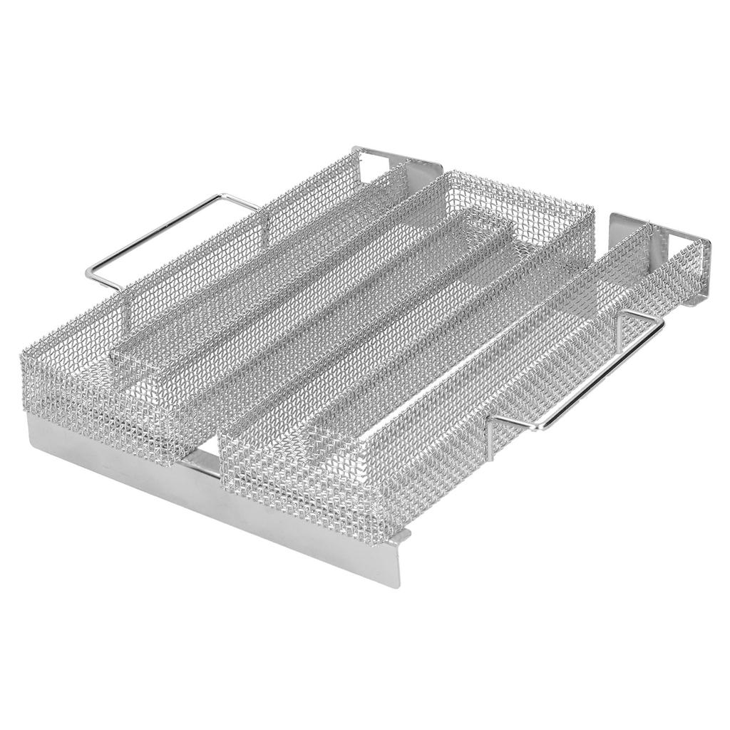 Low M Shaped Cold Smoke Generator Barbecue Net Stainless Steel Smoker Tray for Cold/Hot Smoking
