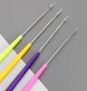 4 шт. Крючок для вязания с ручкой, разноцветные спицы для вязания, крючок для вязания с одной головкой, пряжа для вязания, рукоделие, сделай сам, иглы для одежды