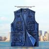 Men's Denim Vest 2024 Summer and Autumn Sleeveless Men's Vest Jacket Designer Vest Men's Clothing