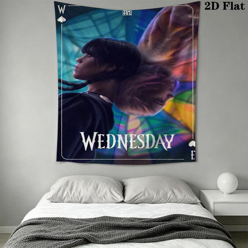 Wednesday Addams Moonlit Mystery Bedding 1 Duvet Cover 2 Pillowcase Without Core Christmas Birthday Gift Bedding Set