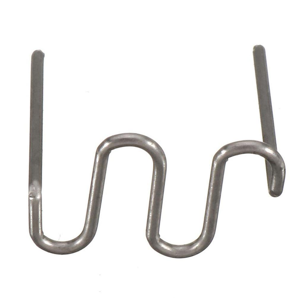 500 шт., сварочный аппарат для ремонта пластика, горячий степлер, предварительно вырезанные волнистые скобы 0,6 мм/0,8 мм, большие волны