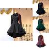 Medieval Renaissance Vintage Butterfly Long Sleeve Cosplay Dress