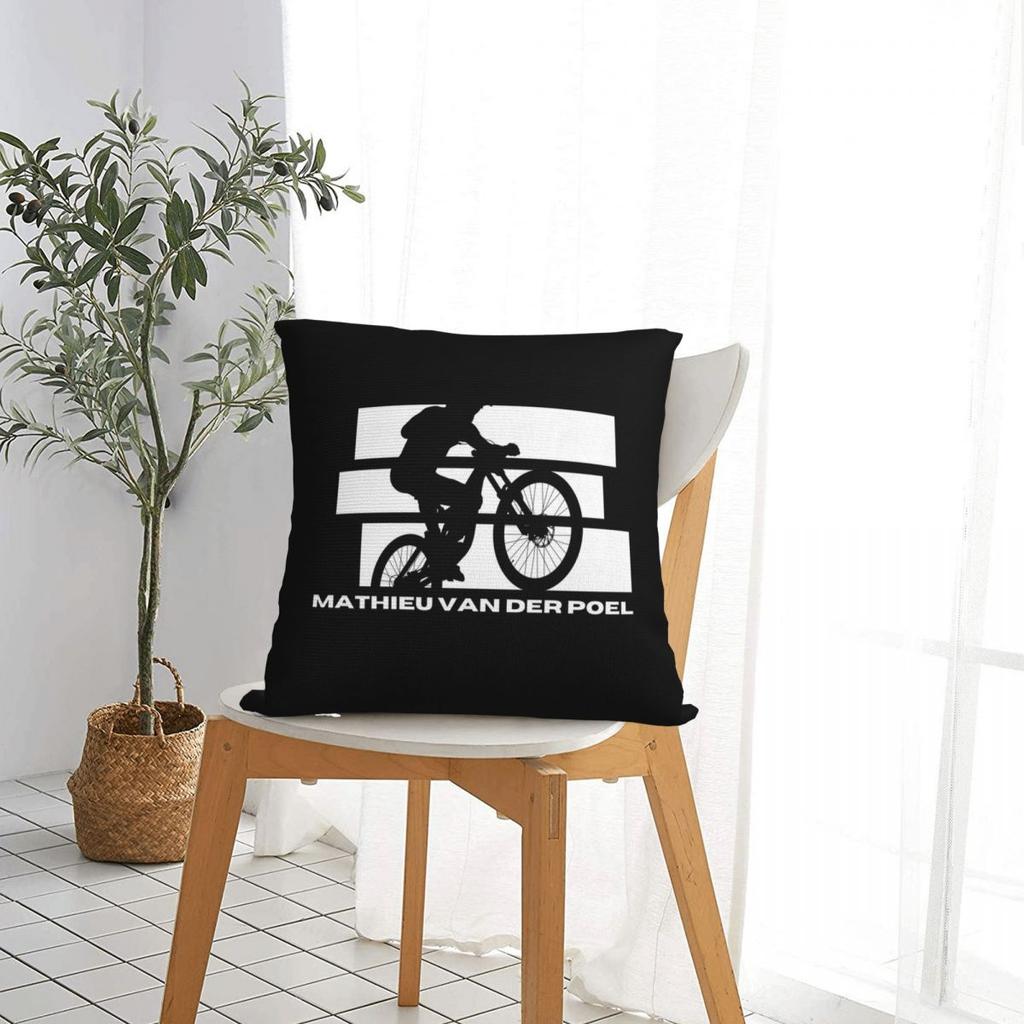 Mathieu Van Der Poel Square Pillowcase Pillow Cover Cushion Throw Pillow for Home Sofa Living Room