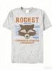 Genuine 2026 New Guardians of The Galaxy Rocket Raccoon Print Plus Size Men's Short Sleeve Loose Crew Neck T-Shirt