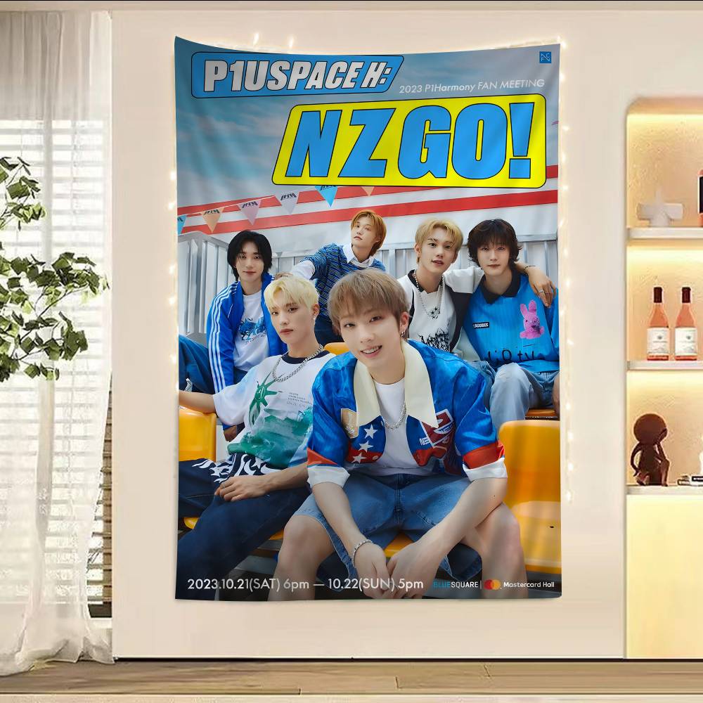 PP1Гармония KPOP Мультяшный Подвесной Богемный Гобелен Подвесной Таро Хиппи Настенные Ковры Общежитие Японский Гобелен