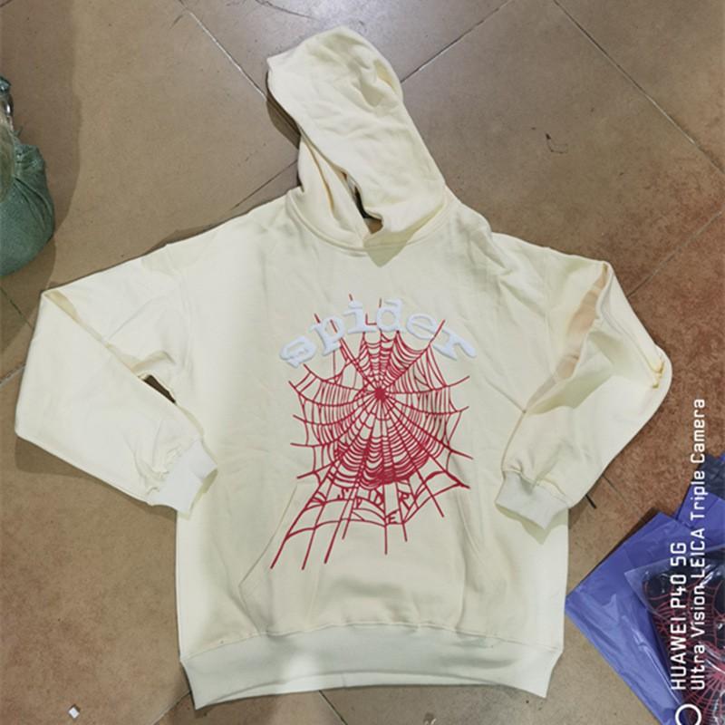 Sp5der Hoodie Y2K Streetwear Printed Sweatshirt Men Women Couple