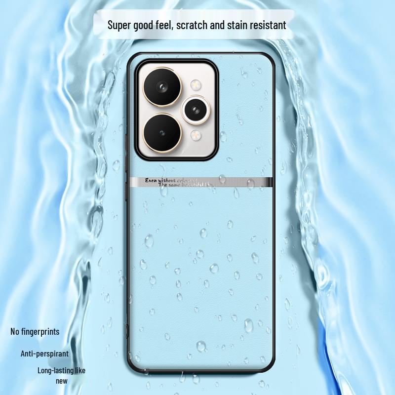 Чехол для телефона Realme 15 Pro H из жидкой кожи - Прочный, Минималистичный, Высококлассный бизнес-дизайн