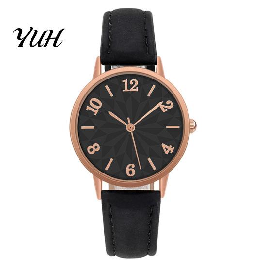 Women Casual Watch Faux Leather Strap Watch, Round Dial Quartz Band Watches Ladies Formal Wristwatch, Gifts for Her Lightweight