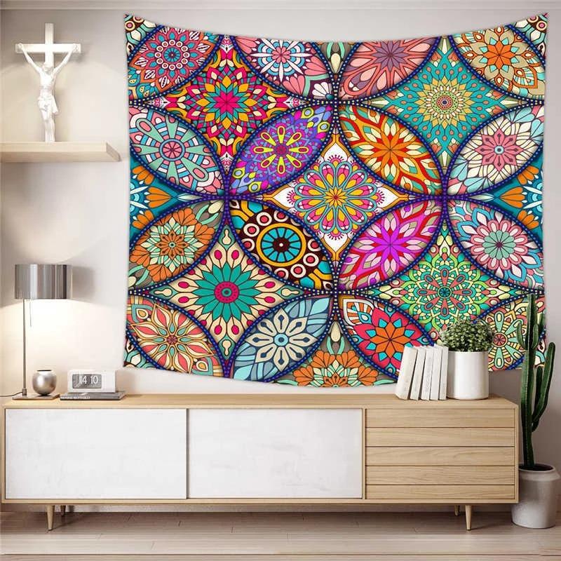 Bohemian Style Background Tapestry Bedroom Living Room Tapestry Home Wall Decoration Tapestry