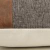 2pcs Faux Leather Pillow Cover 2 color Modern Patchwork Decorative Throw Pillowcase For Sofa Couch