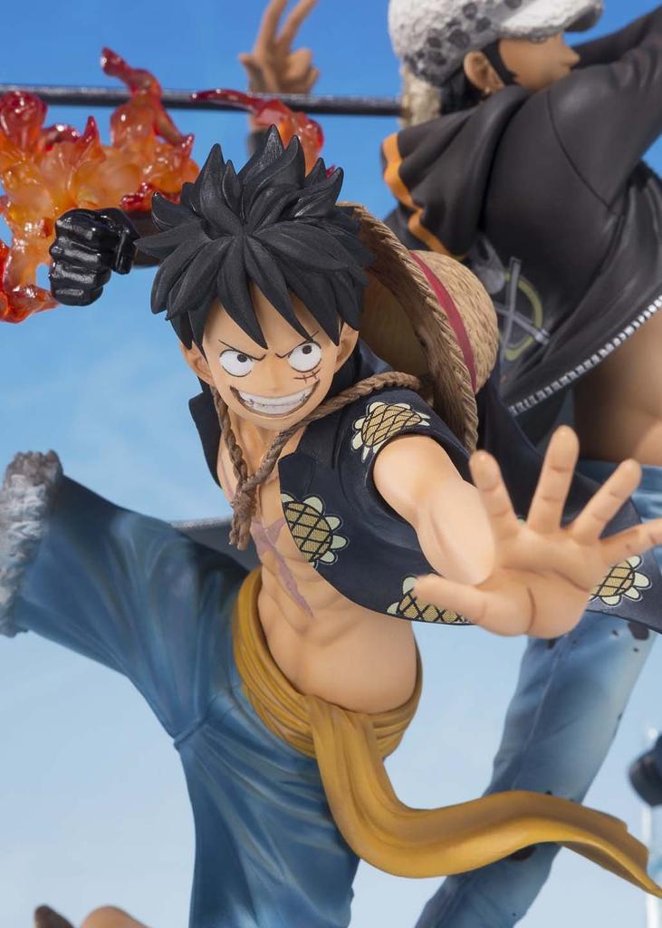 TAMASHII NATIONS Figuarts ZERO Monkey Luffy Trafalgar Law Anniversary покрашенная готовая фигурка D. & -5-е издание- АБС и ПВХ