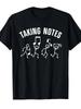 Funny Music Art Unisex Musical Note Prank Music Enthusiast T-Shirt Unisex 2025 Summer Short Sleeve P