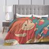 Ponyoed Merch Blanket Warm Cozy Fluffy  Throw Blankets for Bed 50x60 Inches Multiple Sizes Throws And Blankets