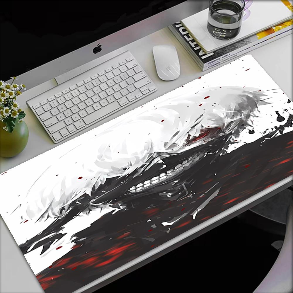Tokyo Ghoul Theme Mouse Pad, Non Slip Rubber Base, Multifunctional Office & Home Decor, Perfect for Workspace Personalization.
