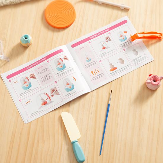 Детский электрический гончарный круг Игрушка Сделай сам Лепка из глины Гончарная машина Образовательная