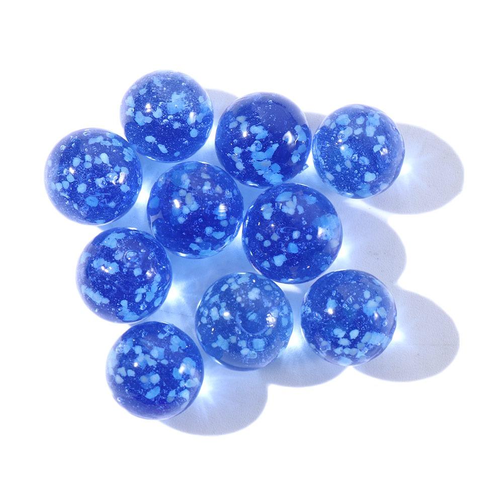 10pcs/pack Non-porous Fish Tank Glass Ball Glow in The Drak Transparent Crystal Beads  Parent-child