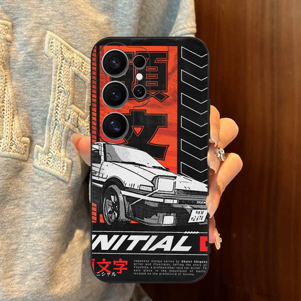 Аниме про гонки Initial D Чехол для телефона для Samsung S 24 Fe 25 Ultra Plus 20 Lite 21 30 22 23 24 22 Ultra 5G Fundas
