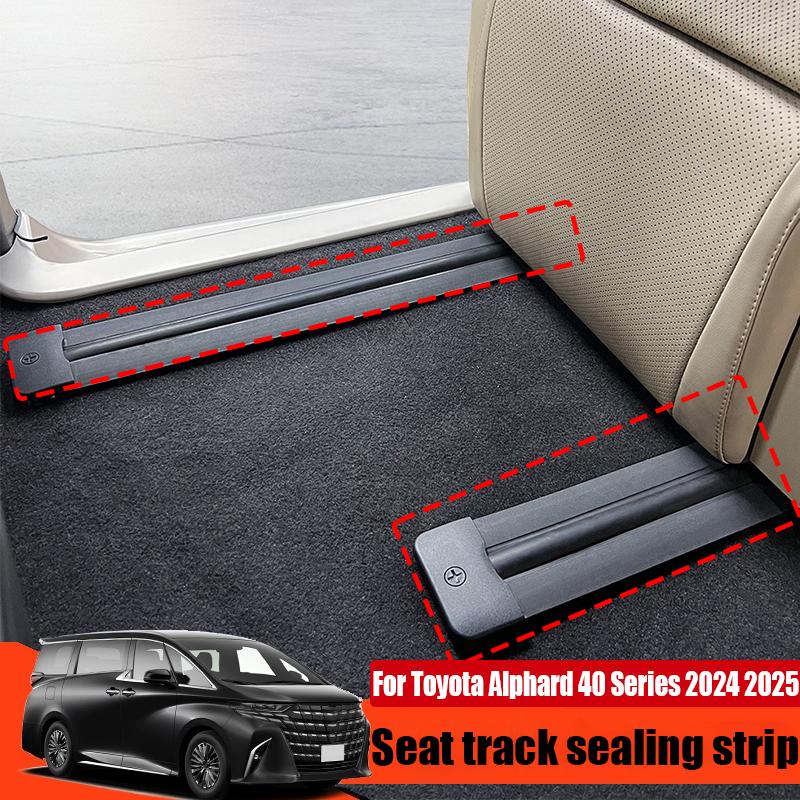 For Toyota Alphard 40 Series 2024 2025 seat track sealing strip track special gap plug car interior decoration modification part
