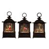 Christmas Decorations Night Light Portable Oil Lamp Snow  Box Music Box Flat Square Wind Lamp Ornaments1500ml