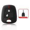 Силиконовый чехол с 2 кнопками для Peugeot 107 206 307 207 408 для Citroen C2 C3 C4 Berlingo Xsara Picasso для Toyota Aygo Straight Key