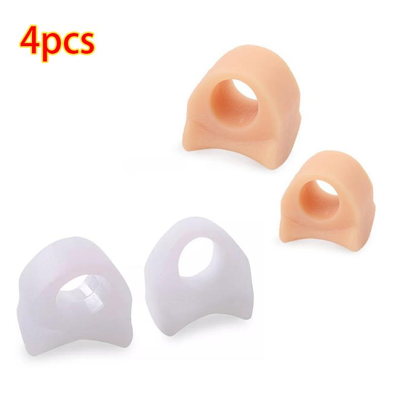4 Pieces Toe Spreader Sleeve Thumb Spreader Men's and Women's Casual Athletic Toe Covers, Isolated Toes Prevent Overlapping