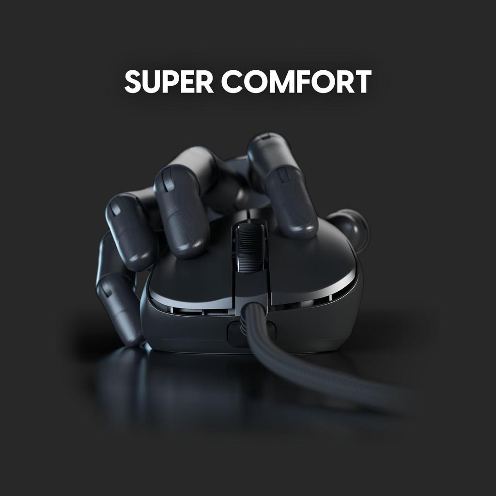 Проводная игровая мышь Pulsar Gaming Gears Xlite среднего размера, сверхлегкая, 52 г, 1 мс, 26000 точек на дюйм, оптический датчик PAW3395