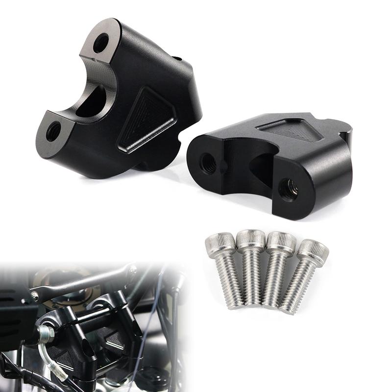 Motorcycle Handlebar Relocator Set Handle Bar Riser Offset Fit For Husqvarna Svartpilen 401 2017- Svartpilen 250 -