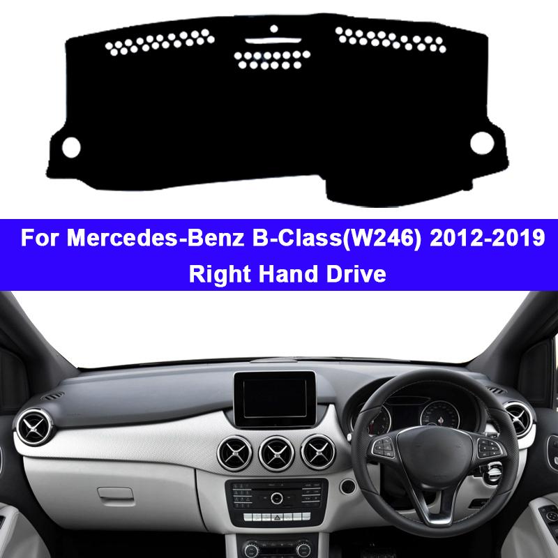 Для Мерседес-Бенц B-класса (W246) 2012 - 2018 B-Класс B160 B180 B200 LHD RHD Коврик на приборную панель 2017 2016 Ковер на приборную панель автомобиля