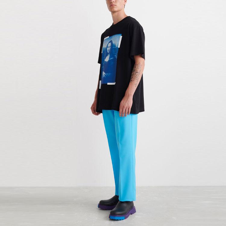 OFF-WHITE Monalisa short-sleeve T-shirt OMAA038C99JER0021045