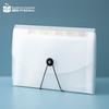 Receipt Organizer Folder, Large Capacity Accordion File Holder for Bills, Receipts, Invoices & Classified Documents, Transparent