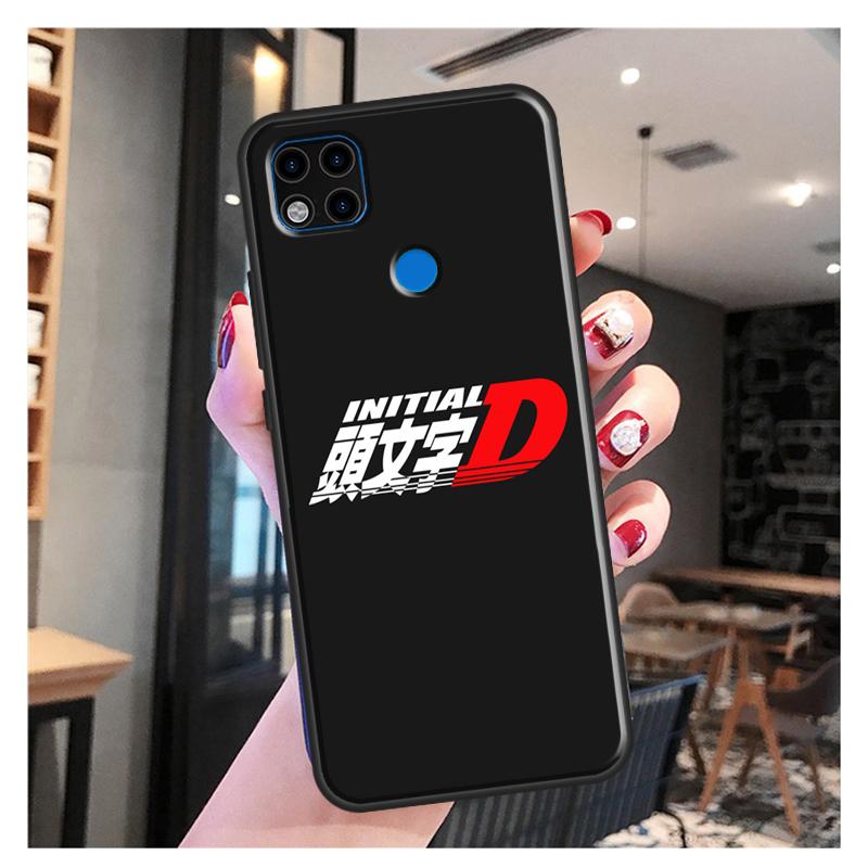 Аниме Initial D Drift Funda для Xiaomi Redmi Note 10S 9S 8T 9 Note 10 Pro Note 11 Pro Redmi 9C 9A 9T Мягкий чехол