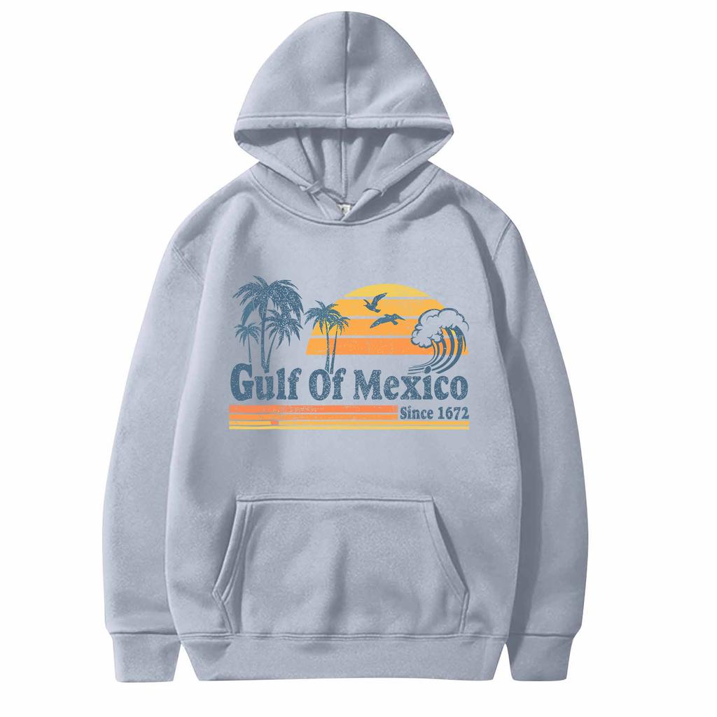 Унисекс модный повседневный свободный плюшевый пуловер с длинными рукавами и круглым вырезом с капюшоном из веревки