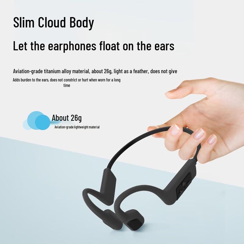 Водонепроницаемые Bluetooth-наушники S800 с костной проводимостью для плавания и спорта с дизайном-крючком и высококачественным звуком