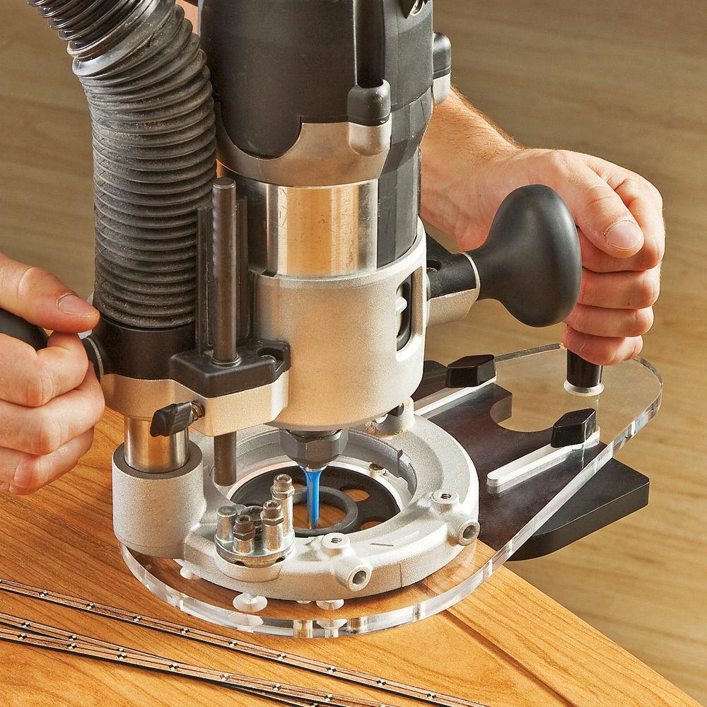 Carpenter Locator Universal Offset Router Base Plate for