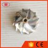 GT15-25 40.10/52.19mm 6+6blades 436131-0001 high performance turbo milling/aluminum 2618/billet compressor wheel