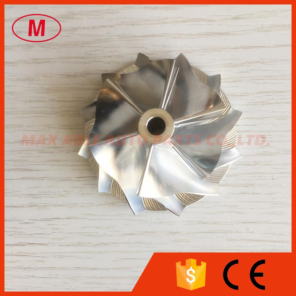 GT15-25 40.10/52.19mm 6+6blades 436131-0001 high performance turbo milling/aluminum 2618/billet compressor wheel