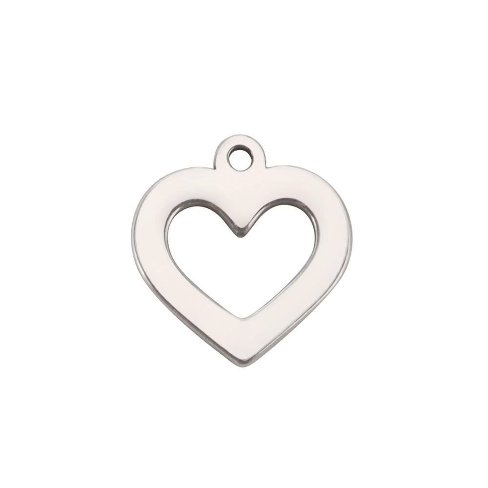 5pcs Tiny Crosses Stars Hearts Charms For Jewelry Make Stainless Steel DIY Bracelet Earring Necklace Pendant Accessory