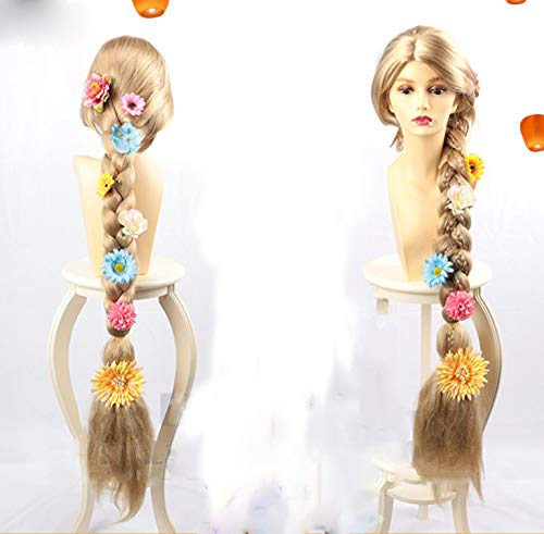 Мидория Лаванда Запутанная Рапунцель Косплей Парик для Хэллоуина, Мероприятий и многого другого