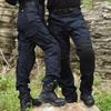 Hanye Тактические брюки для улицы Мужские рабочие брюки Тренировочные брюки Многокарманные Прочные Брюки-лягушка Дышащие Камуфляжные брюки Брюки для альпинизма