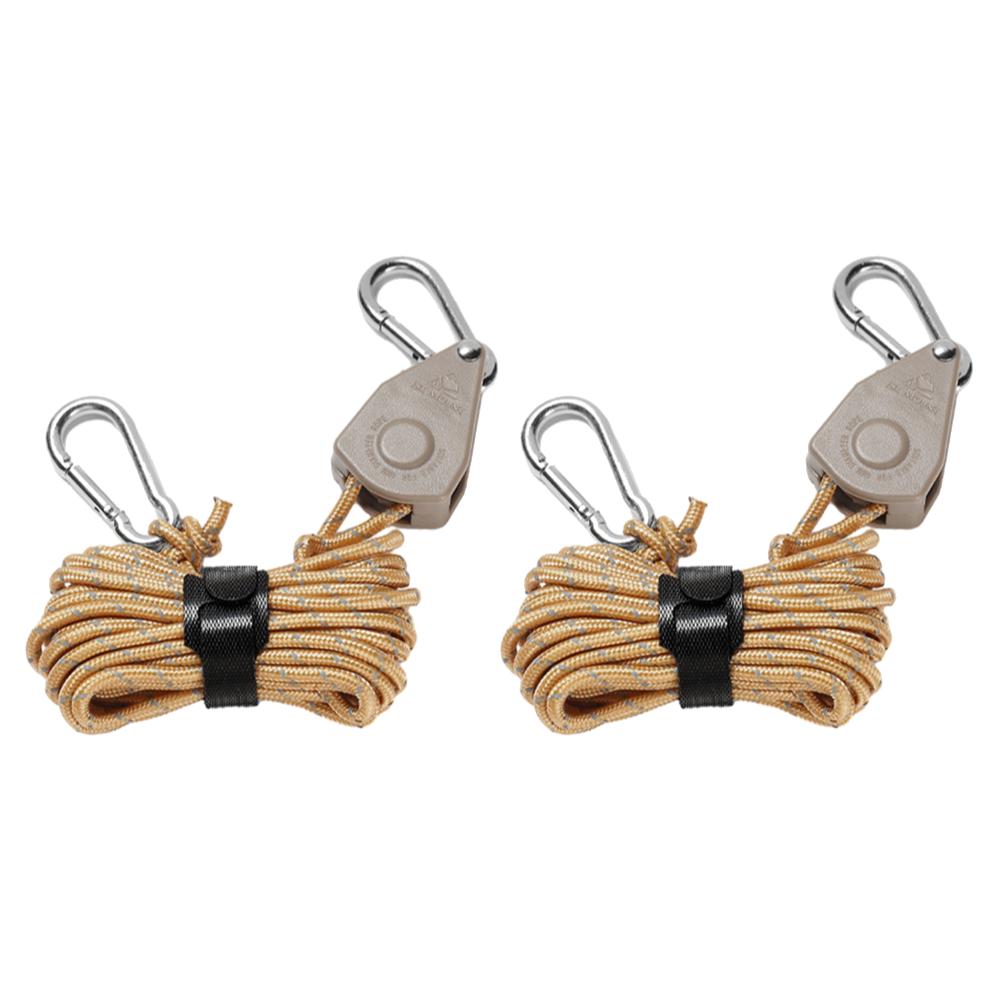 4M Кемпинговая палатка Крепежная веревка Регулируемый парашютный нейлоновый шнур Тентовый трос Трещотка Вешалка Блок Крюк Стяжной ремень