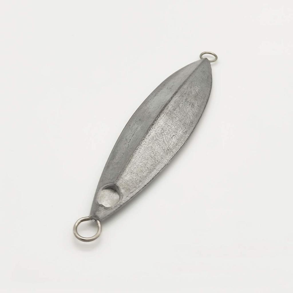 Olerud Рыболовные снасти Серия DIY Неокрашенная металлическая джиг-приманка E для медленного джиггинга (qm100004) (Упаковка из 3 штук по 100 г) qm100004e03