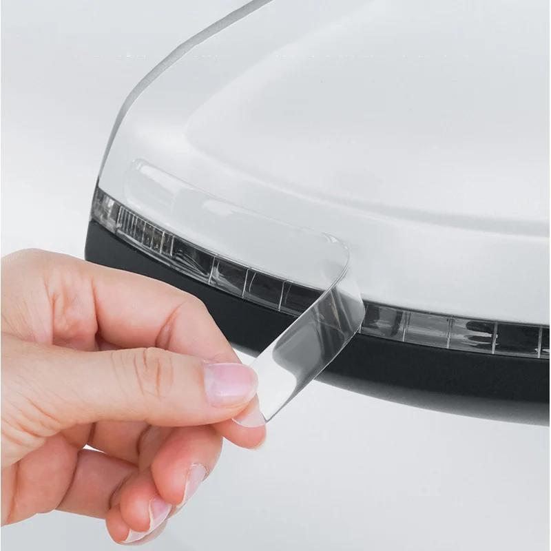AABKW1 8Pcs Car Door Handle Sticker Transparent Anti-scratch Protective Strip For Porsche Panamera Macan Boxster Cayman Cayenne 911 718
