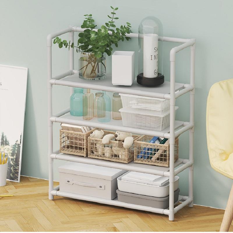 5-Layer Plastic New Simple Multi-Layer Armrest Simple Dustproof Shoe Rack Shoe Storage Rack Dormitory Shoemaker Organizer