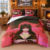 Elvira Mistress of the Dark Pattern Bedding 3Pcs Set Bed Sheet And Pillowcases For Indoor Bedroom