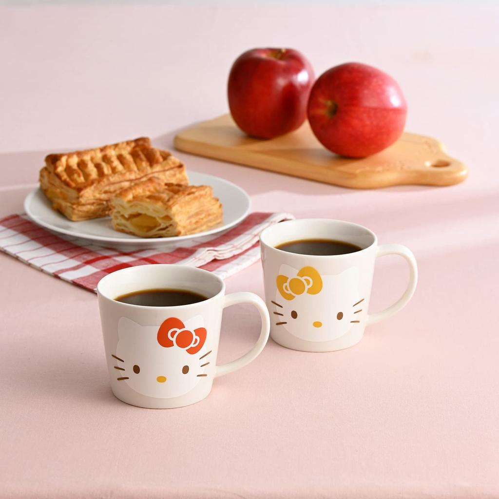 Кружка Sanrio Mimmy Mug Face M 280 мл Белая Sisters Сделано в Японии 511102 "Hello Kitty" Прибл.