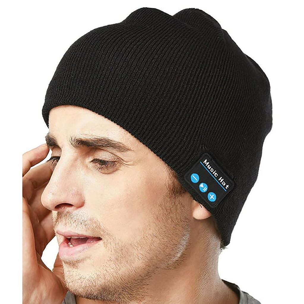 Bluetooth Музыка Беспроводная связь Bluetooth 4.2 Вязаная шапка с 2 динамиками для наушников и микрофоном для мужчин и женщин, рождественские подарки