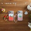 Весенне-Летний Позолоченный Чехол-Клубника Яблоко для iPhone 17 Pro Max/16/15P - Простой и Девичий Дизайн