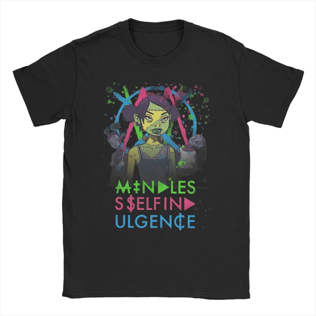 Mindless Self Indulgence Pure Cotton T Shirt For Mens Summer  Streetwear T Shirts O Neck Harajuku Tees Oversized Print Clothing