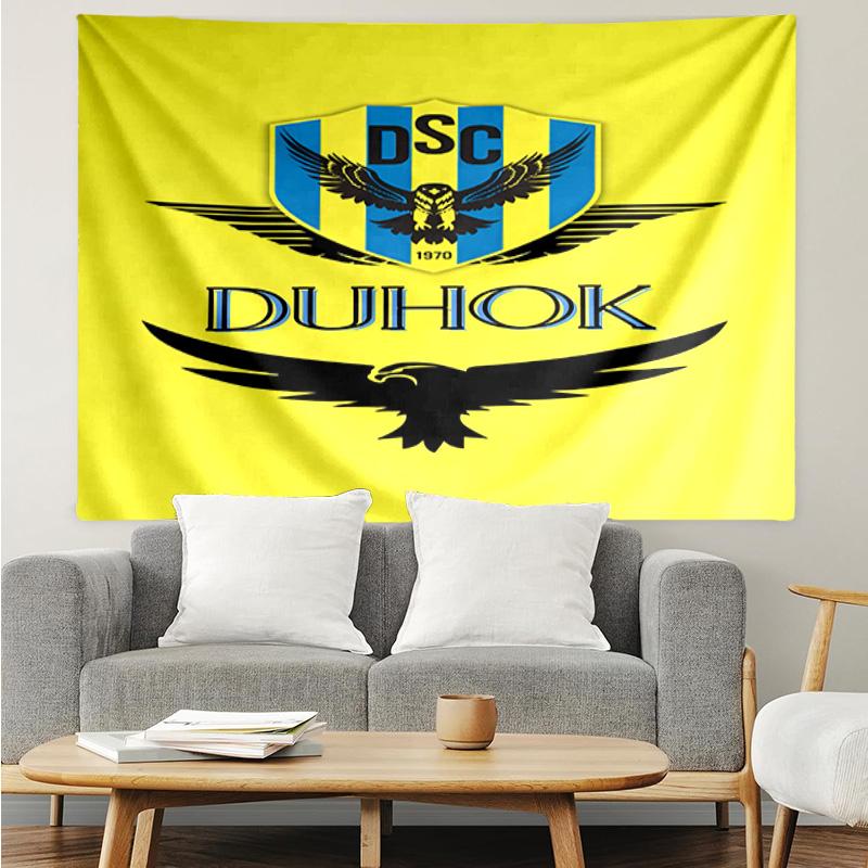 1PC Duhok Dynamic Sports Emblem Tapestry, Unique Design Tapestry, Suitable for Bedroom,Livingroom, Playroom,Heartwarming Holiday Gifts