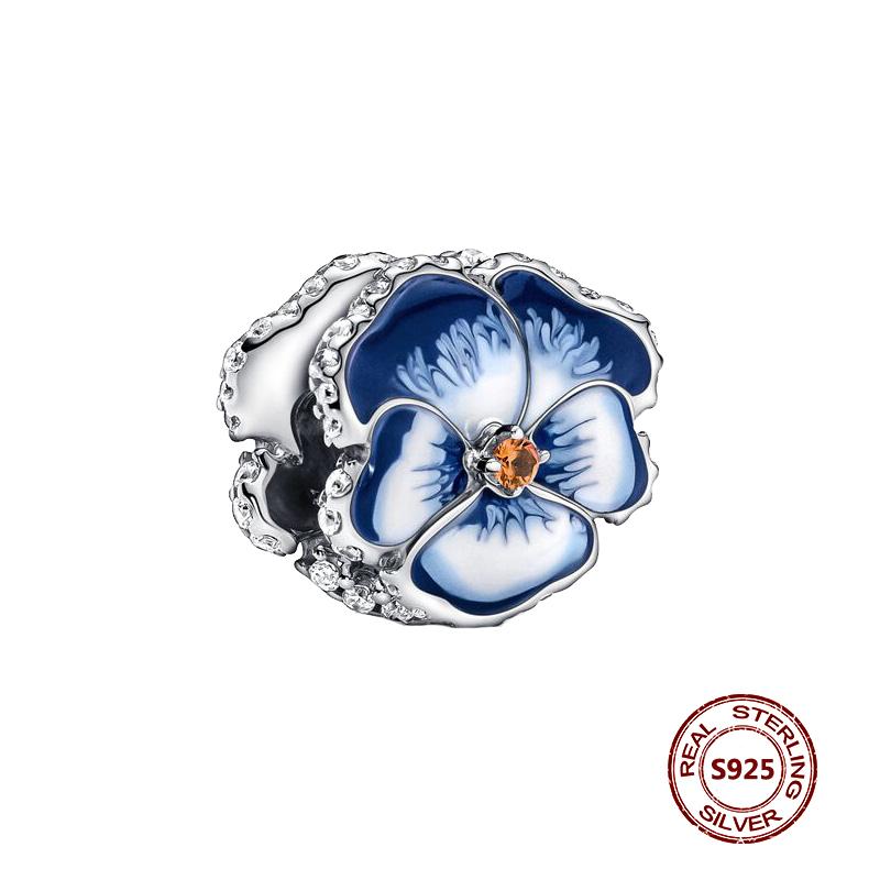 Подвески-хамелеоны, подходят модные оригинальные браслеты, серебро 925 пробы, циркон, осьминог, черепаха, бусина, бабочка, светлячок, подвеска, DIY изготовление ювелирных изделий